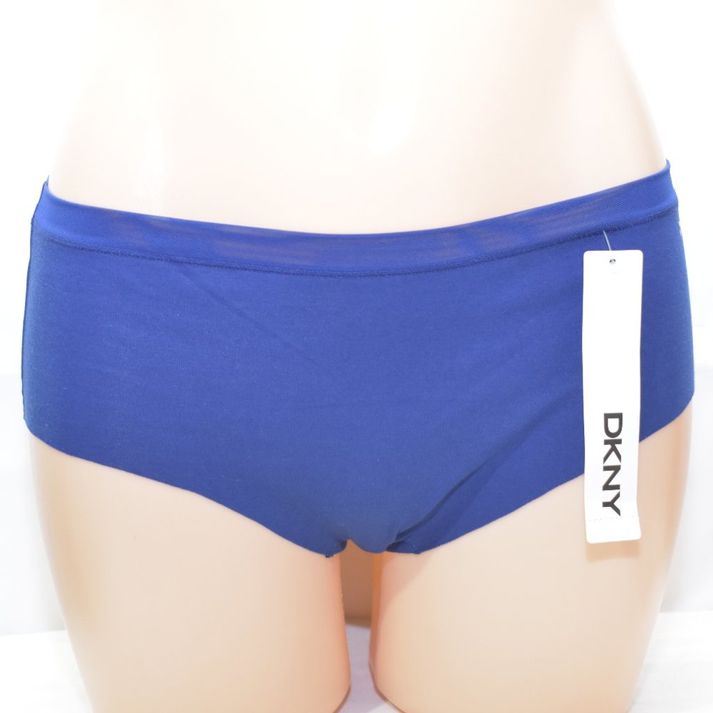 DKNY Women's Brief Panty, Royal Blue, XL